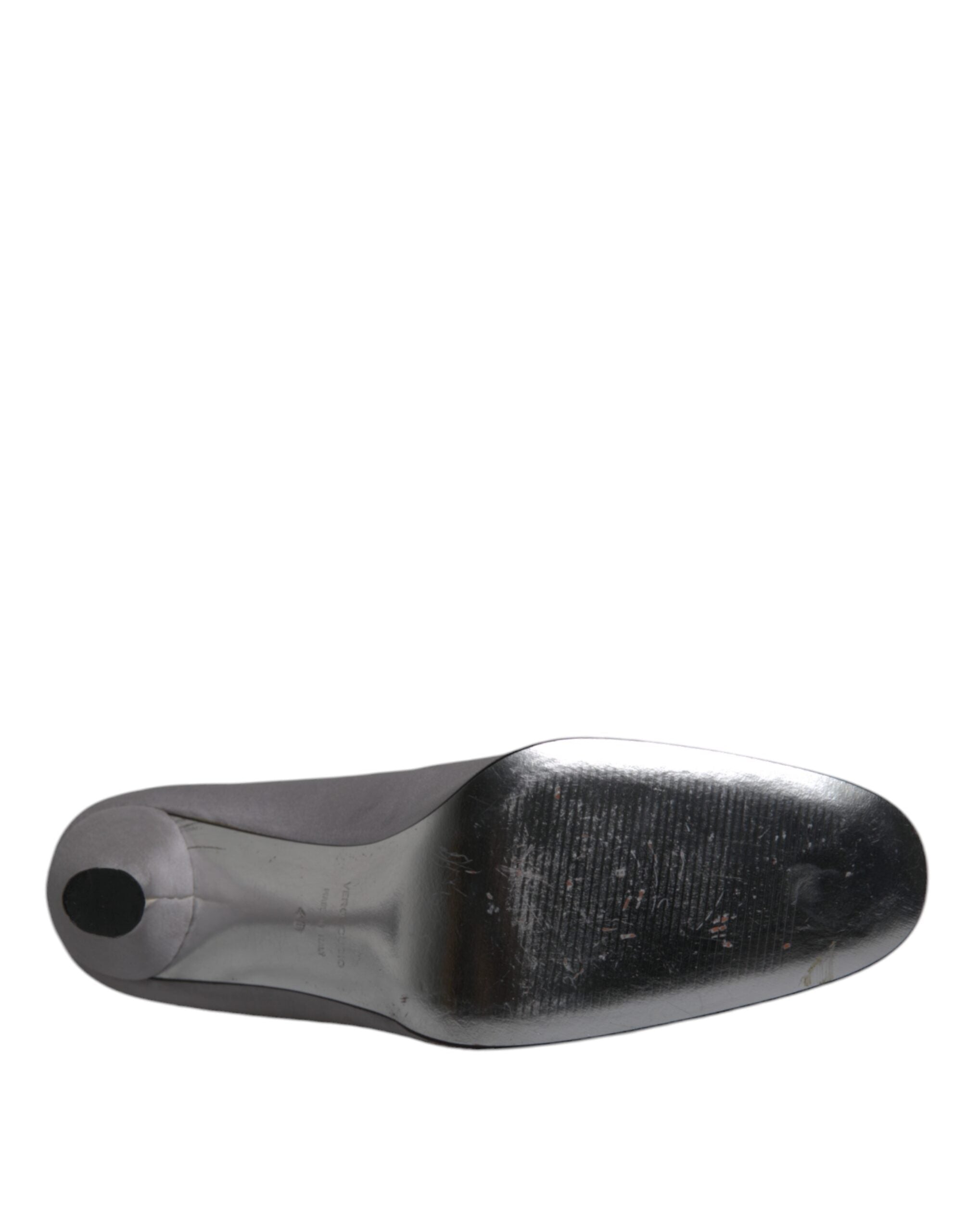 Dolce & Gabbana Gray Suede Leather High Heel Pumps Shoes -   -  Dolce & Gabbana.