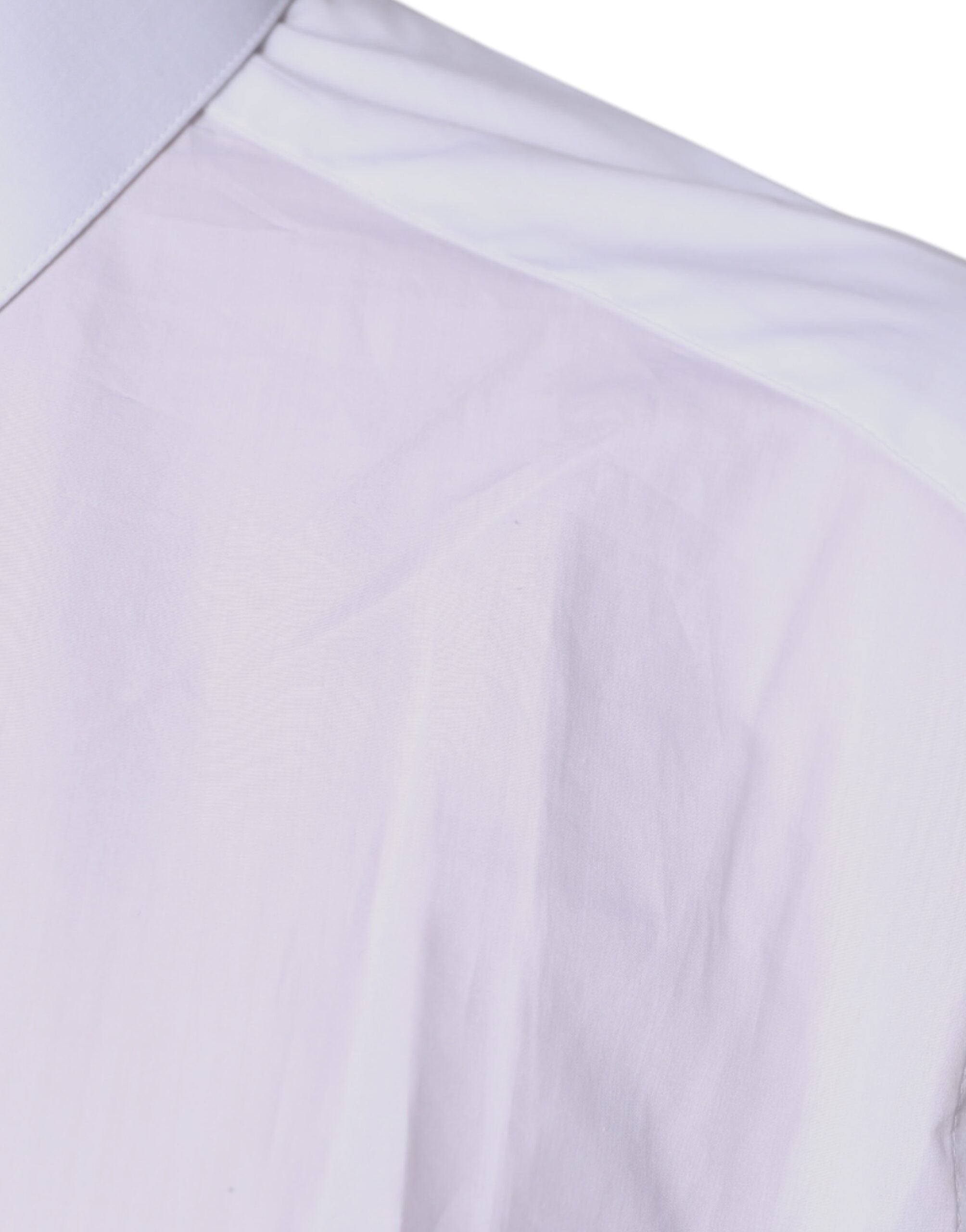 Dolce & Gabbana White Cotton Collared Long Sleeves Shirt Top -   -  Dolce & Gabbana.