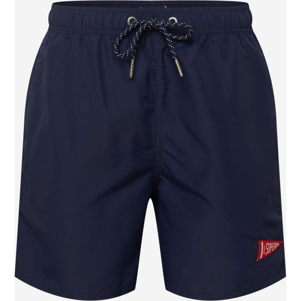Superdry Blue Recycled Polyester Swim Short -   -  Superdry.