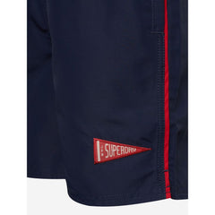 Superdry Blue Recycled Polyester Swim Short -   -  Superdry.