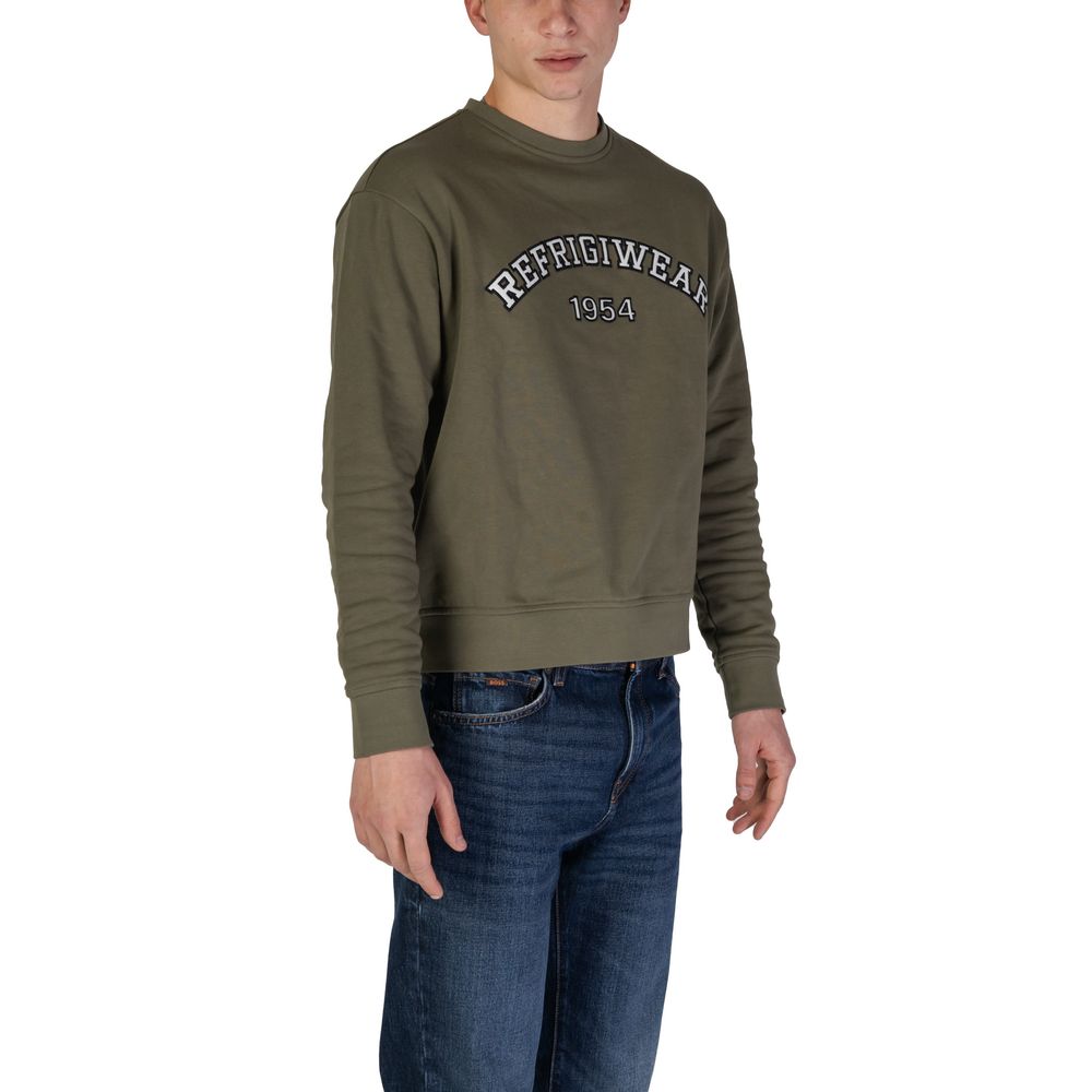 Refrigiwear Green Cotton Sweatshirt -   -  Refrigiwear.