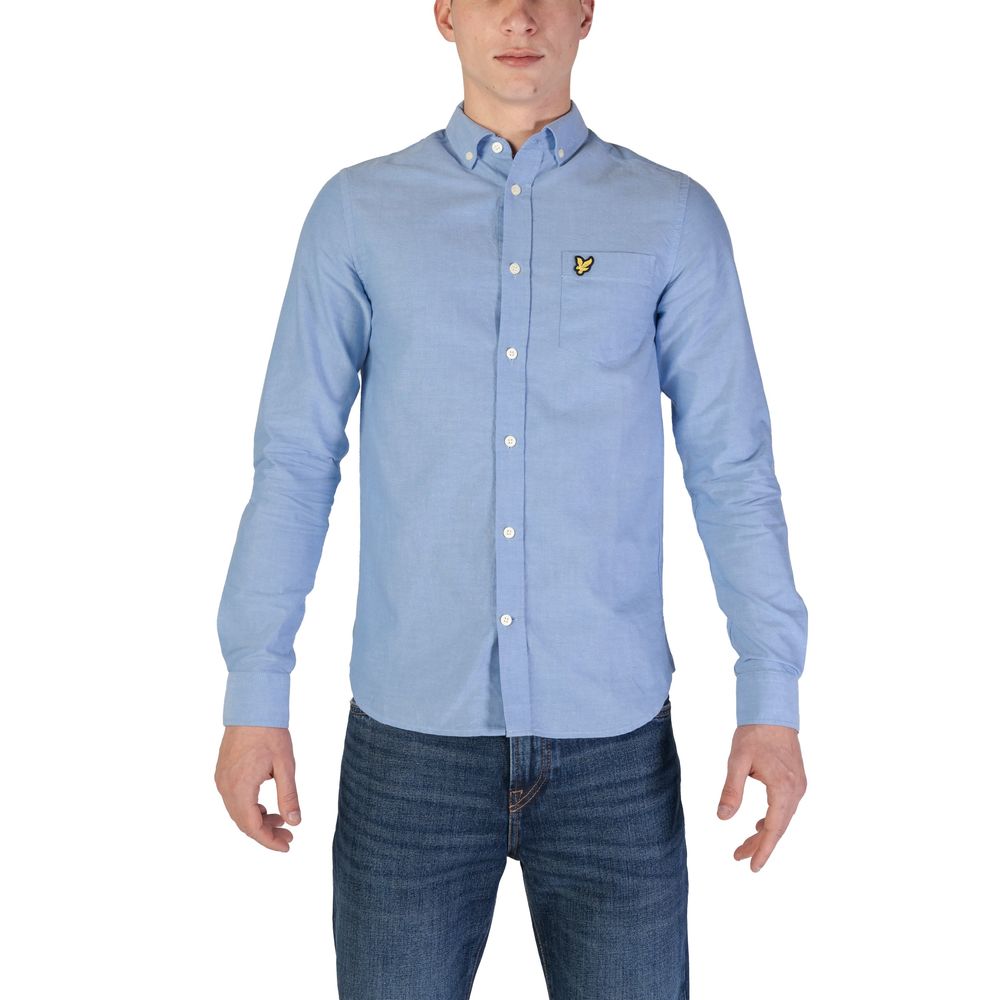 Lyle & Scott Blue Organic Cotton Shirt -   -  Lyle & Scott.