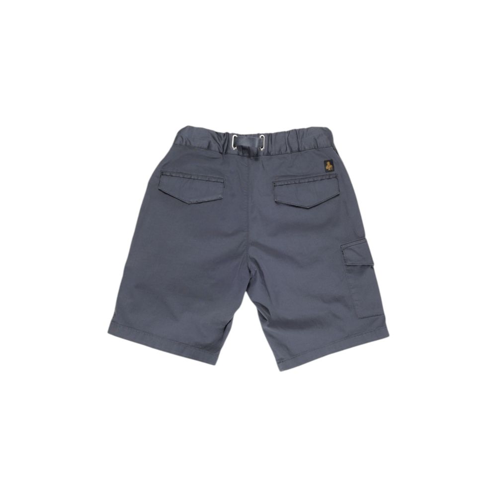 Refrigiwear Blue Cotton Bermuda -   -  Refrigiwear.
