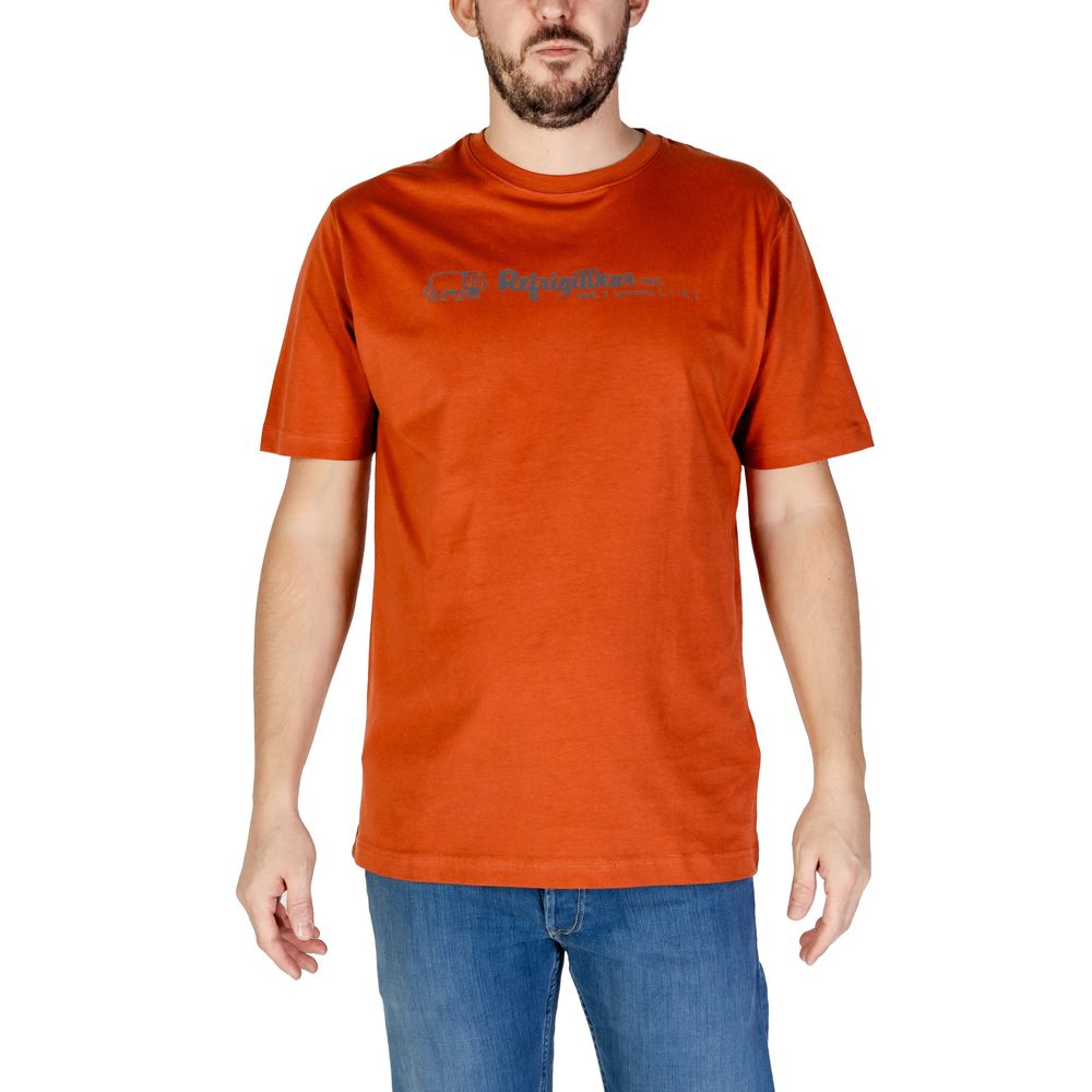 Refrigiwear Red Cotton T-Shirt -   -  Refrigiwear.