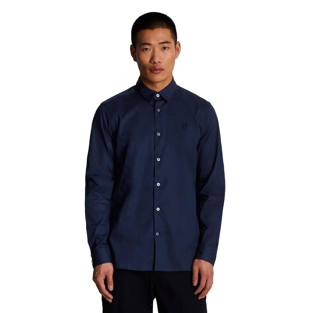 Lyle & Scott Blue Cotton Shirt -   -  Lyle & Scott.