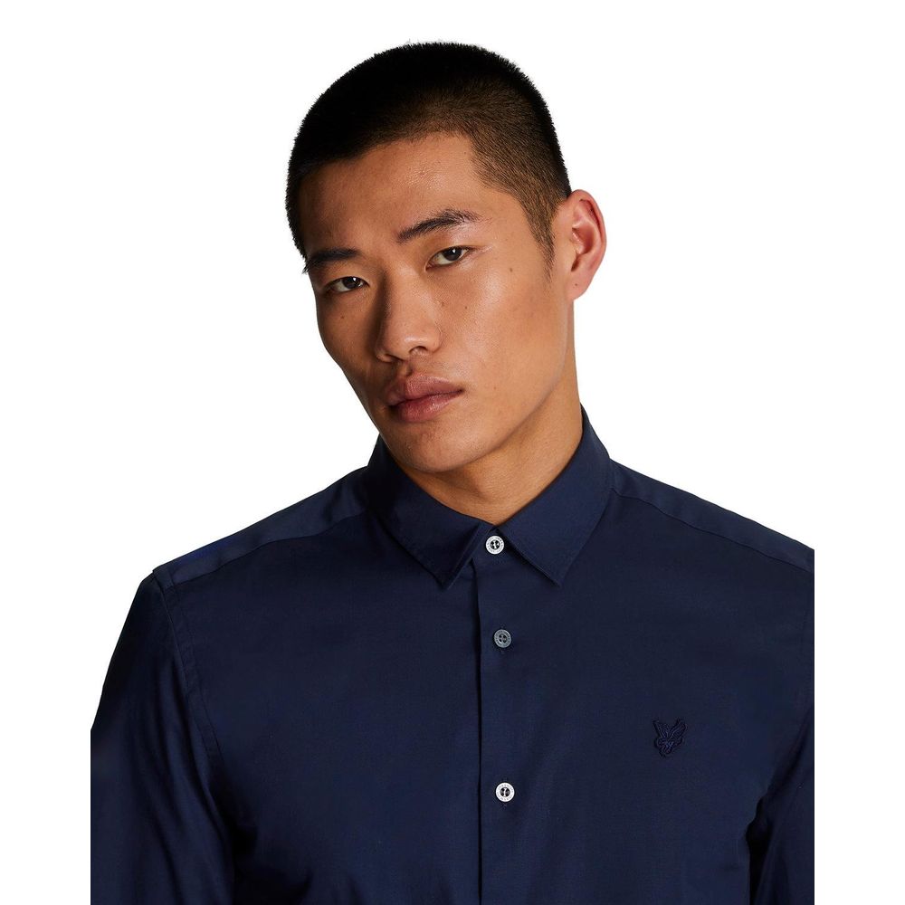 Lyle & Scott Blue Cotton Shirt -   -  Lyle & Scott.