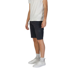 Refrigiwear Blue Cotton Bermuda -   -  Refrigiwear.