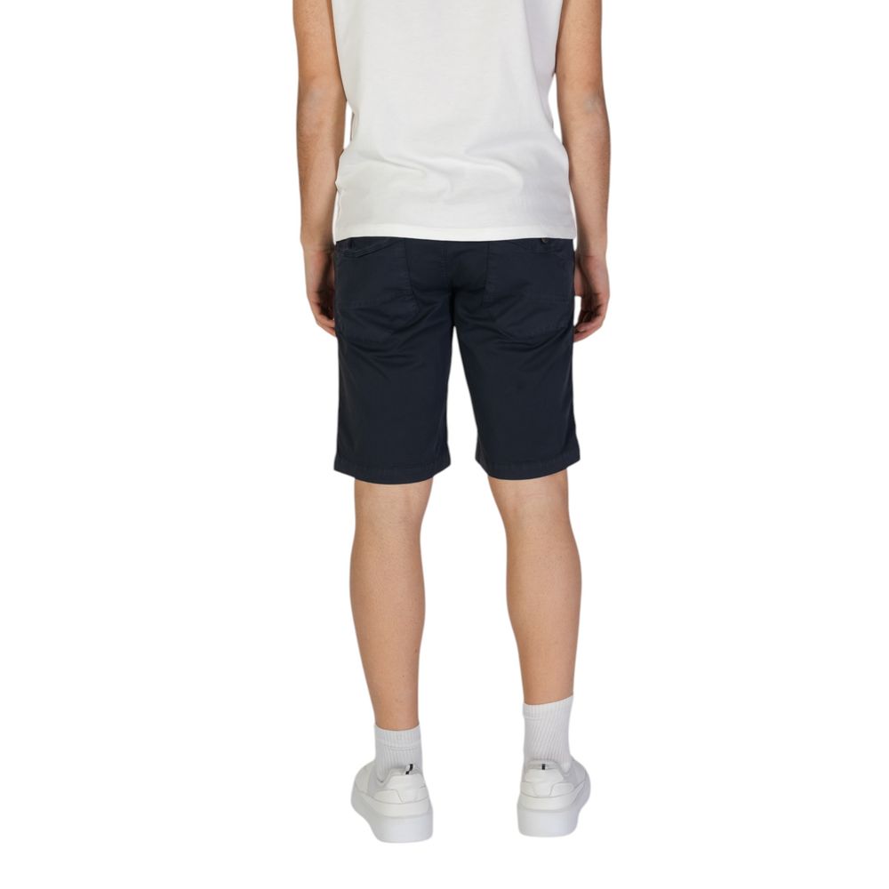 Refrigiwear Blue Cotton Bermuda -   -  Refrigiwear.