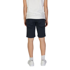 Refrigiwear Blue Cotton Bermuda -   -  Refrigiwear.