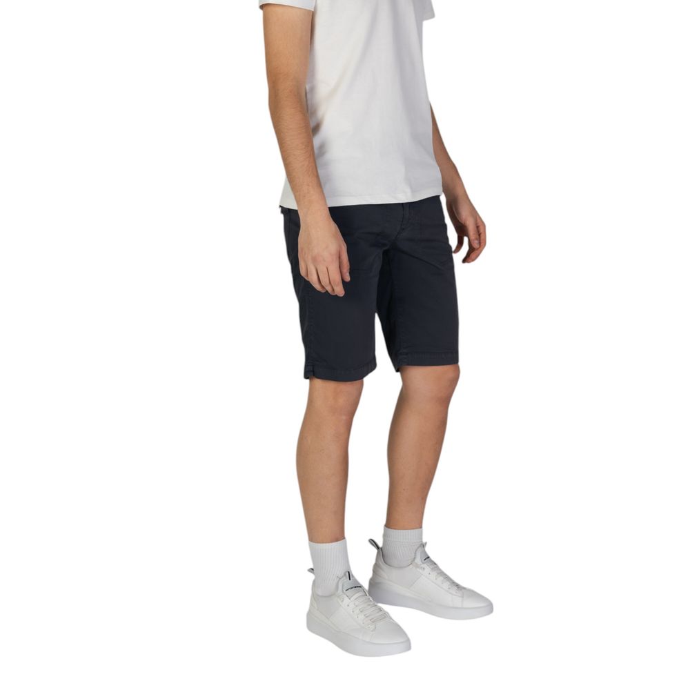 Refrigiwear Blue Cotton Bermuda -   -  Refrigiwear.