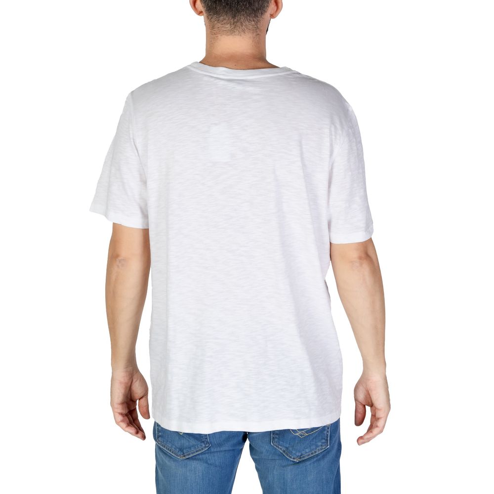 Superdry White Cotton T-Shirt -   -  Superdry.