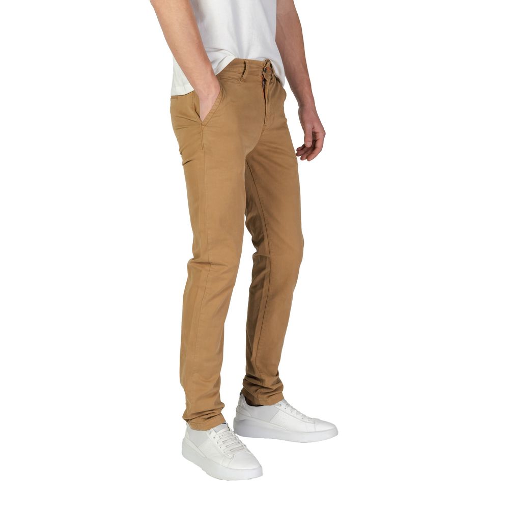Superdry Beige Cotton Skinny Pant -   -  Superdry.