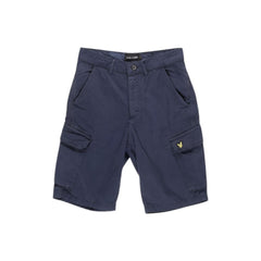 Lyle & Scott Blue Cotton Bermuda -   -  Lyle & Scott.