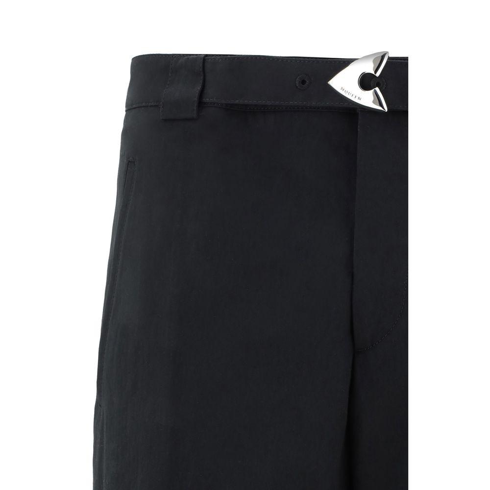 Alexander McQueen Arrow Belted Pants -   -  Alexander McQueen.