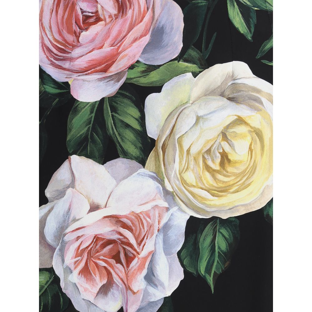 Dolce & Gabbana Rose and peony pattern Skirt -   -  Dolce & Gabbana.