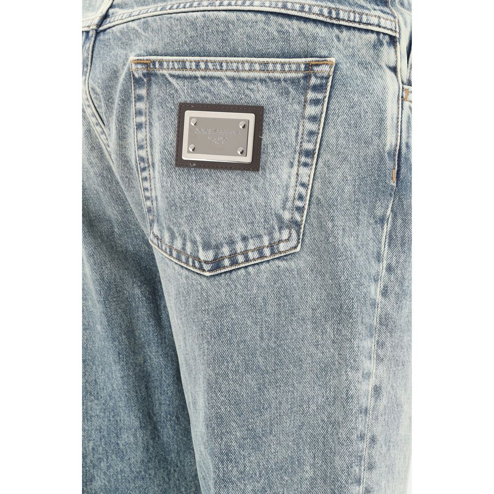 Dolce & Gabbana Worn-effect Jeans -   -  Dolce & Gabbana.