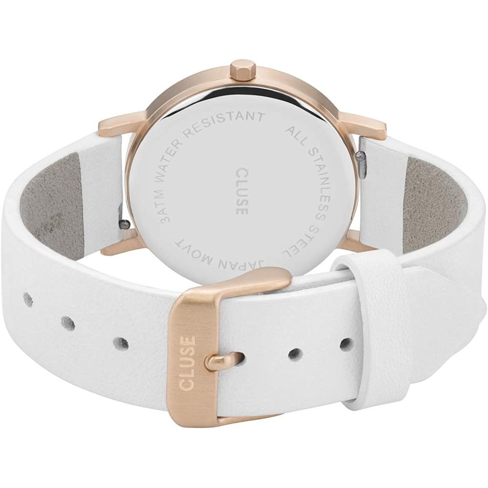 Cluse White Leather Watch -   -  Cluse.
