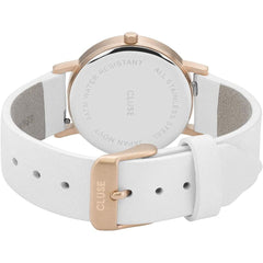Cluse White Leather Watch -   -  Cluse.