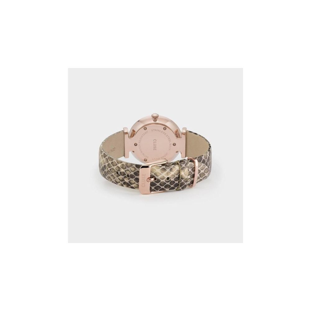 Cluse Beige Leather Watch -   -  Cluse.