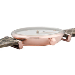 Cluse Beige Leather Watch -   -  Cluse.