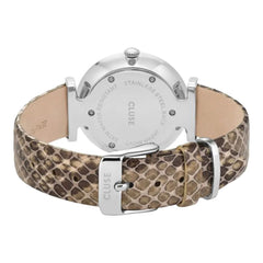 Cluse Beige Leather Watch -   -  Cluse.