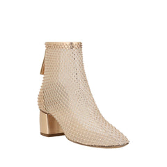 Forte_Forte Strass Mesh Ankle Boots -   -  Forte_Forte.
