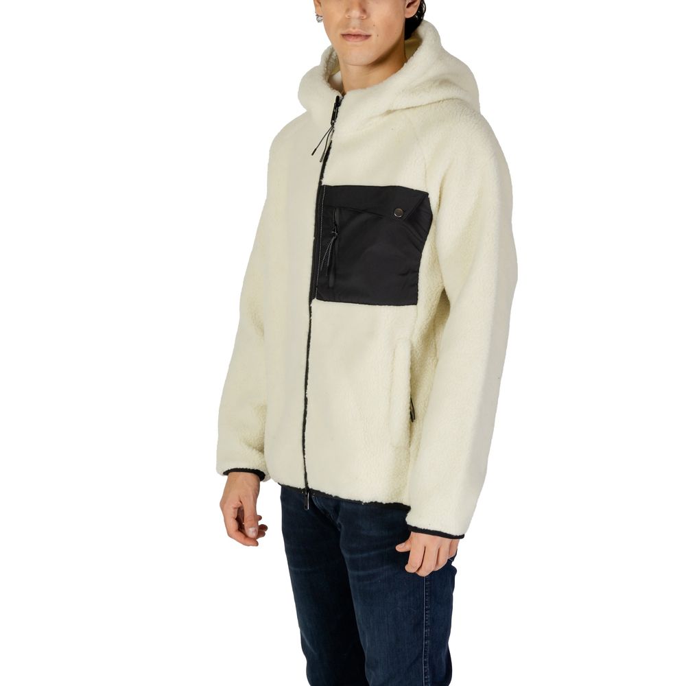 Hydra Clothing Cream Polyester Jackets & Coat -   -  Hydra Clothing.