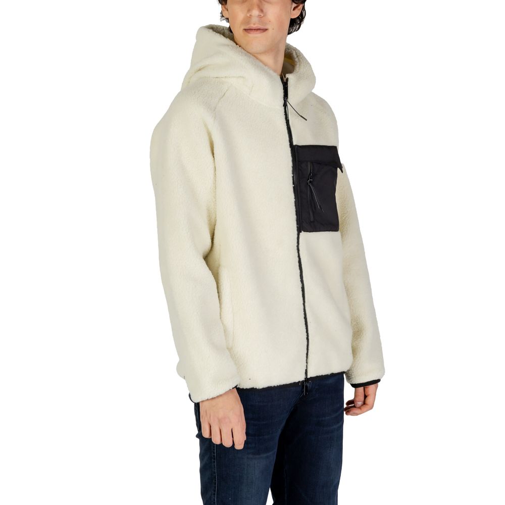 Hydra Clothing Cream Polyester Jackets & Coat -   -  Hydra Clothing.