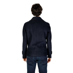 Hydra Clothing Blue Viscose Jackets & Coat -   -  Hydra Clothing.