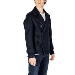 Hydra Clothing Blue Viscose Jackets & Coat -   -  Hydra Clothing.