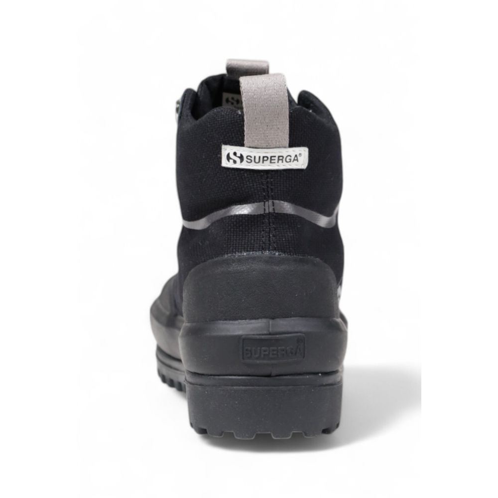 Superga Black Fabric Sneaker -   -  Superga.