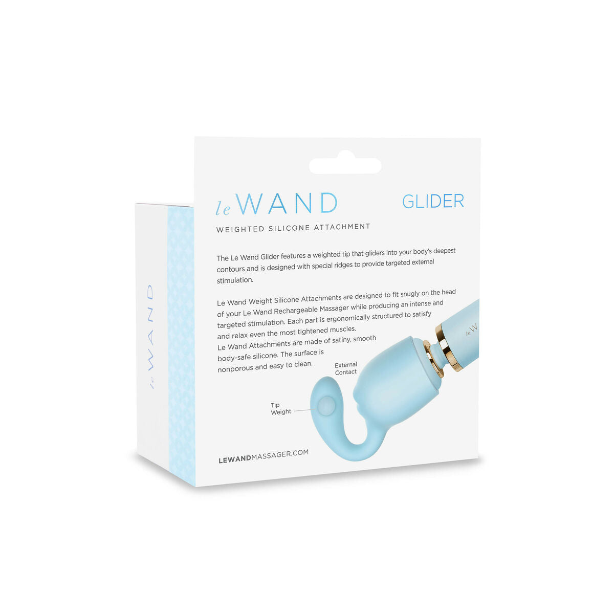 Accessory Le Wand Glider Original Blue Silicone -  Beauty, Manicure and pedicure -  Le Wand.