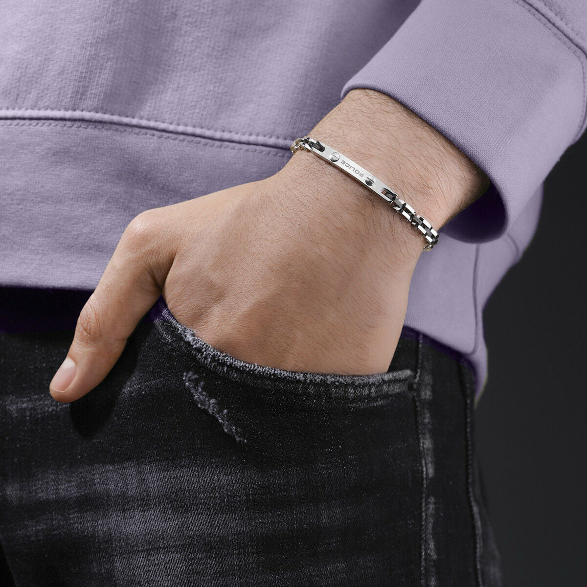 Men's Bracelet Police PEAGB0039101 Silver -  Jewellery, Men -  Police.
