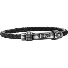Men's Bracelet Police S14ALB02B Leather 19 cm -  Jewellery, Men -  Police.