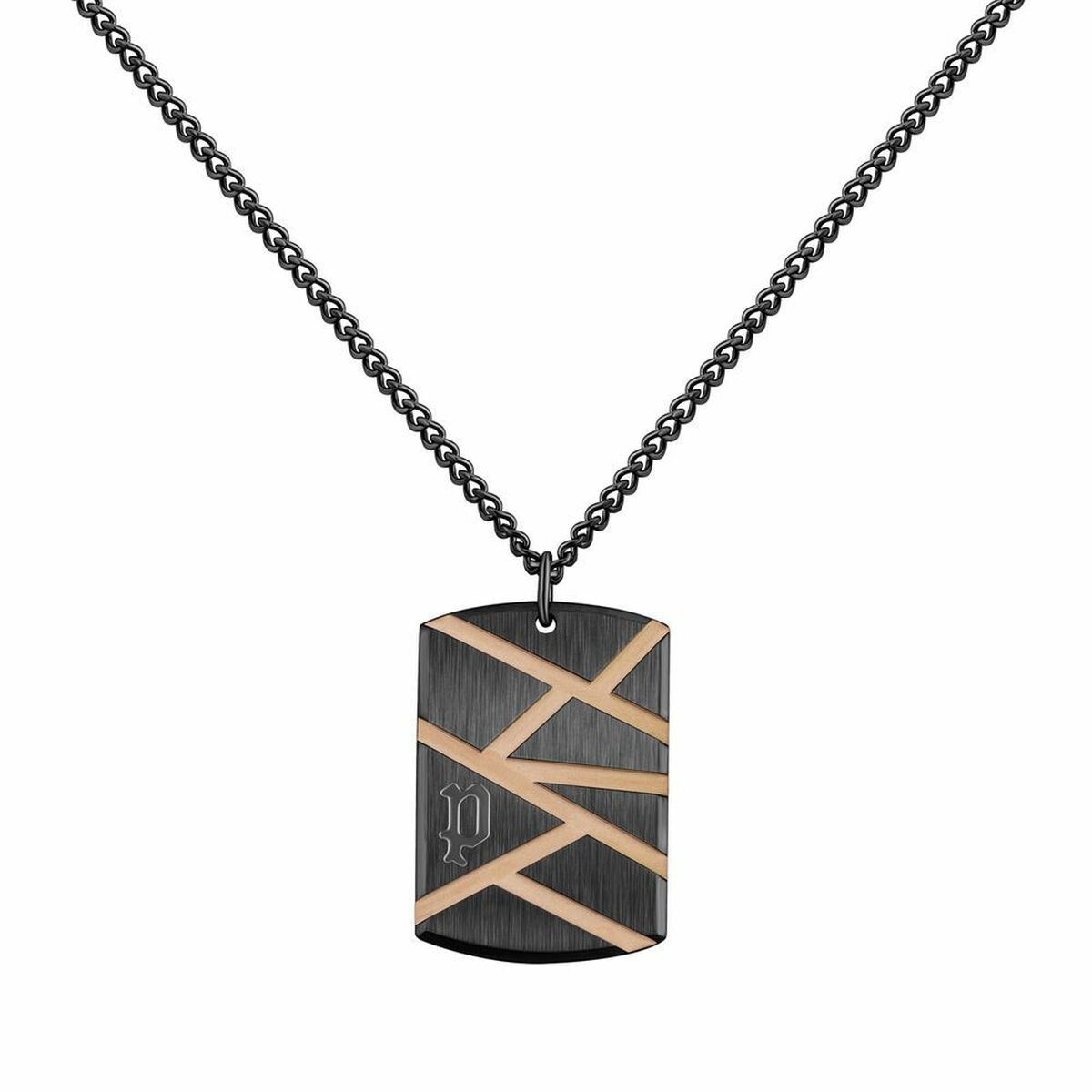 Men's Necklace Police PJ26485PSBR.01 50 + 20 cm -  Jewellery, Men -  Police.