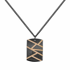 Men's Necklace Police PJ26485PSBR.01 50 + 20 cm -  Jewellery, Men -  Police.