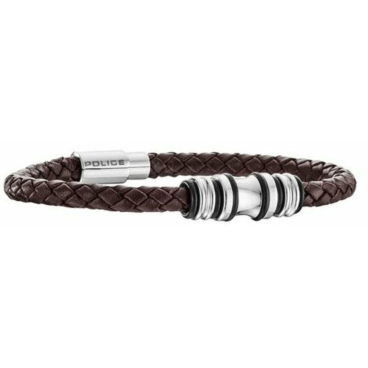 Men's Bracelet Police PJ25488BLC.02A Leather 19 cm -  Jewellery, Men -  Police.