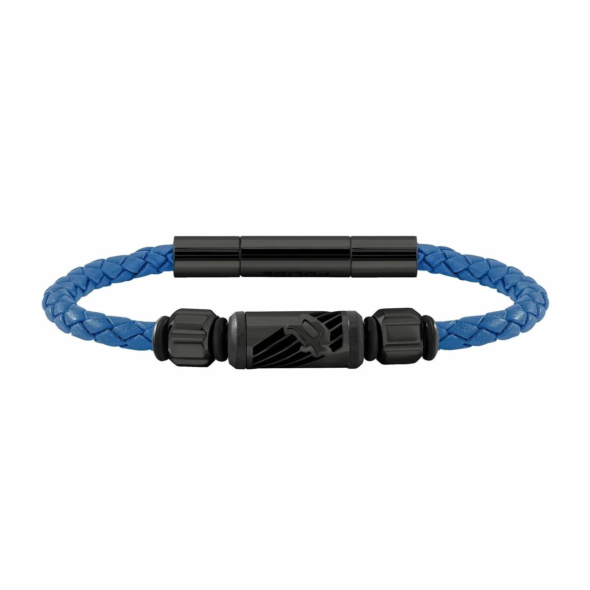 Men's Bracelet Police PJ26466BLN.02A Leather 19 cm -  Jewellery, Men -  Police.