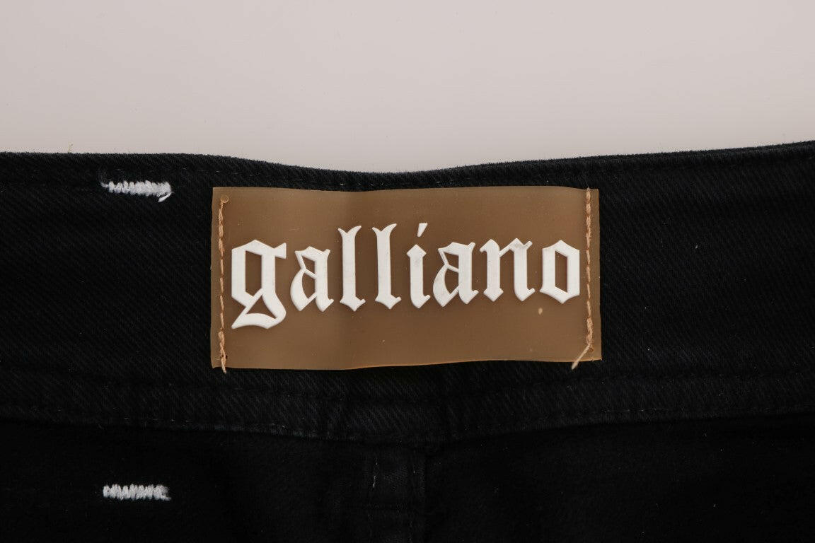 John Galliano Gray Wash Cotton Stretch Regular Fit Jeans -   -  John Galliano.