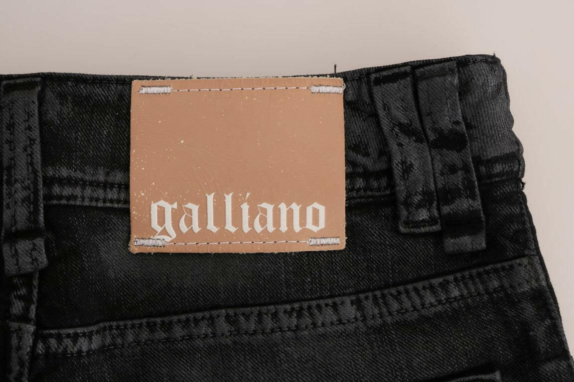 John Galliano Gray Wash Cotton Stretch Regular Fit Jeans -   -  John Galliano.