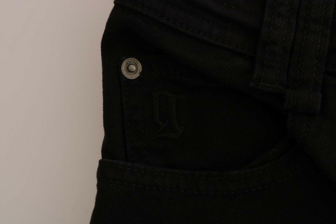 John Galliano Black Cotton Denim Stretch Regular Fit Jeans -   -  John Galliano.