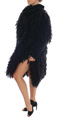 Dolce & Gabbana Black Fringes Wool Pullover Sweater -   -  Dolce & Gabbana.