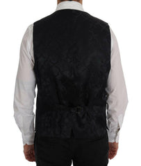 Dolce & Gabbana Gray Wool Stretch Vest -  Vests for Men Suits -  Dolce & Gabbana.