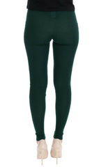 Dolce & Gabbana Green Cashmere Stretch Tights -   -  Dolce & Gabbana.