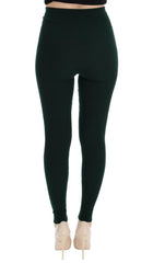 Dolce & Gabbana Green Wool Stretch Tights -   -  Dolce & Gabbana.