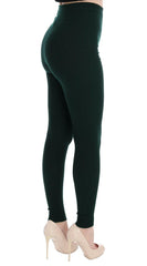 Dolce & Gabbana Green Wool Stretch Tights -   -  Dolce & Gabbana.