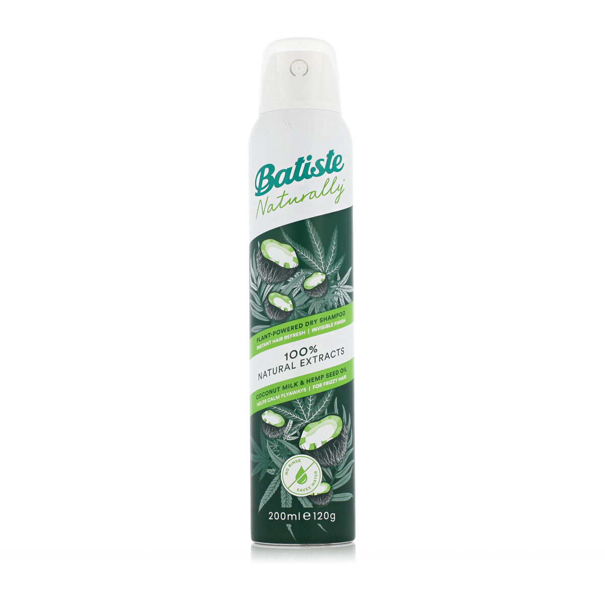 Dry Shampoo Batiste Naturally 200 ml Coconut milk CBD -  Beauty, Hair care -  Batiste.