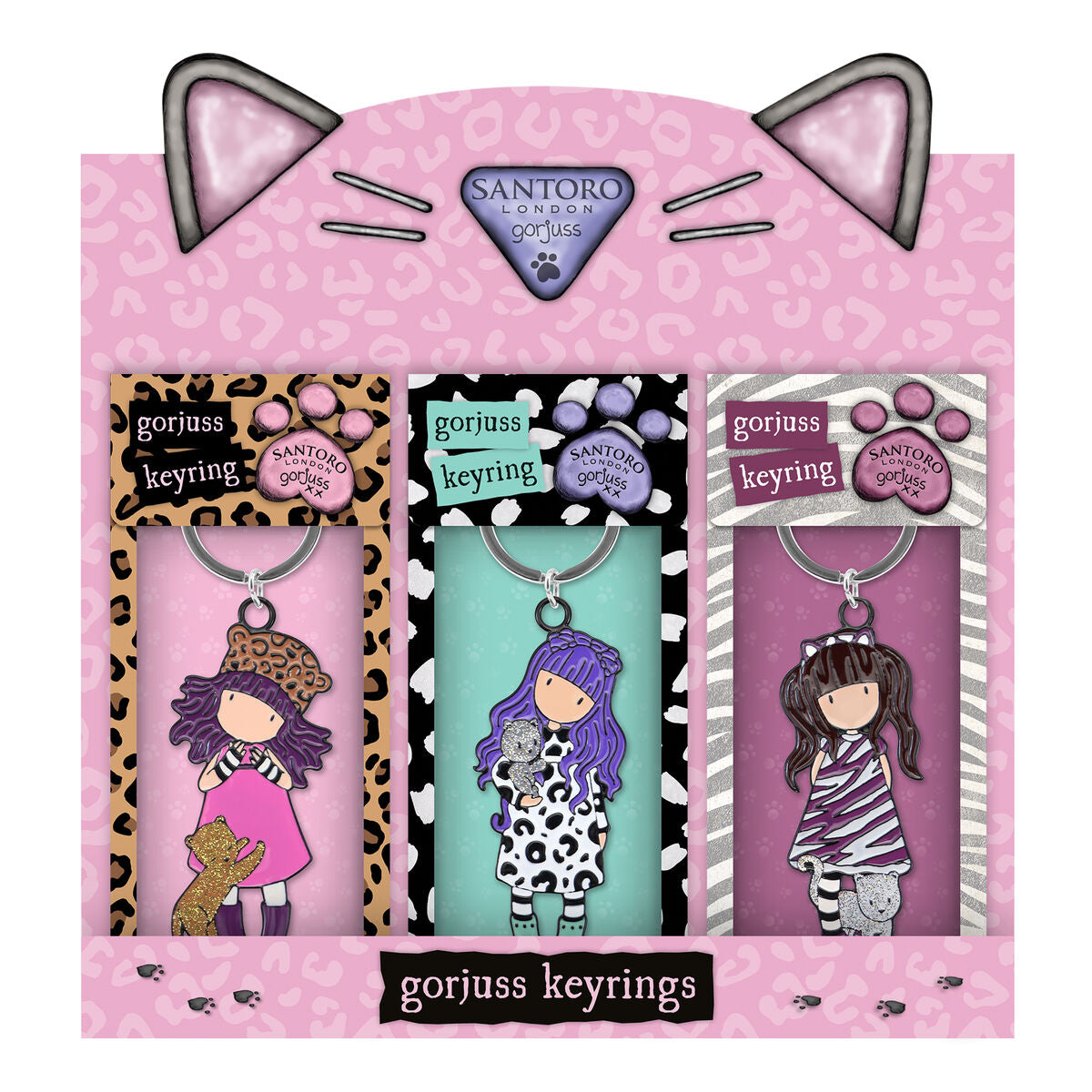 Keychain Gorjuss Purrrrrfect love 12 Pieces -  Car and motorbike, Products for enthusiasts -  Gorjuss.
