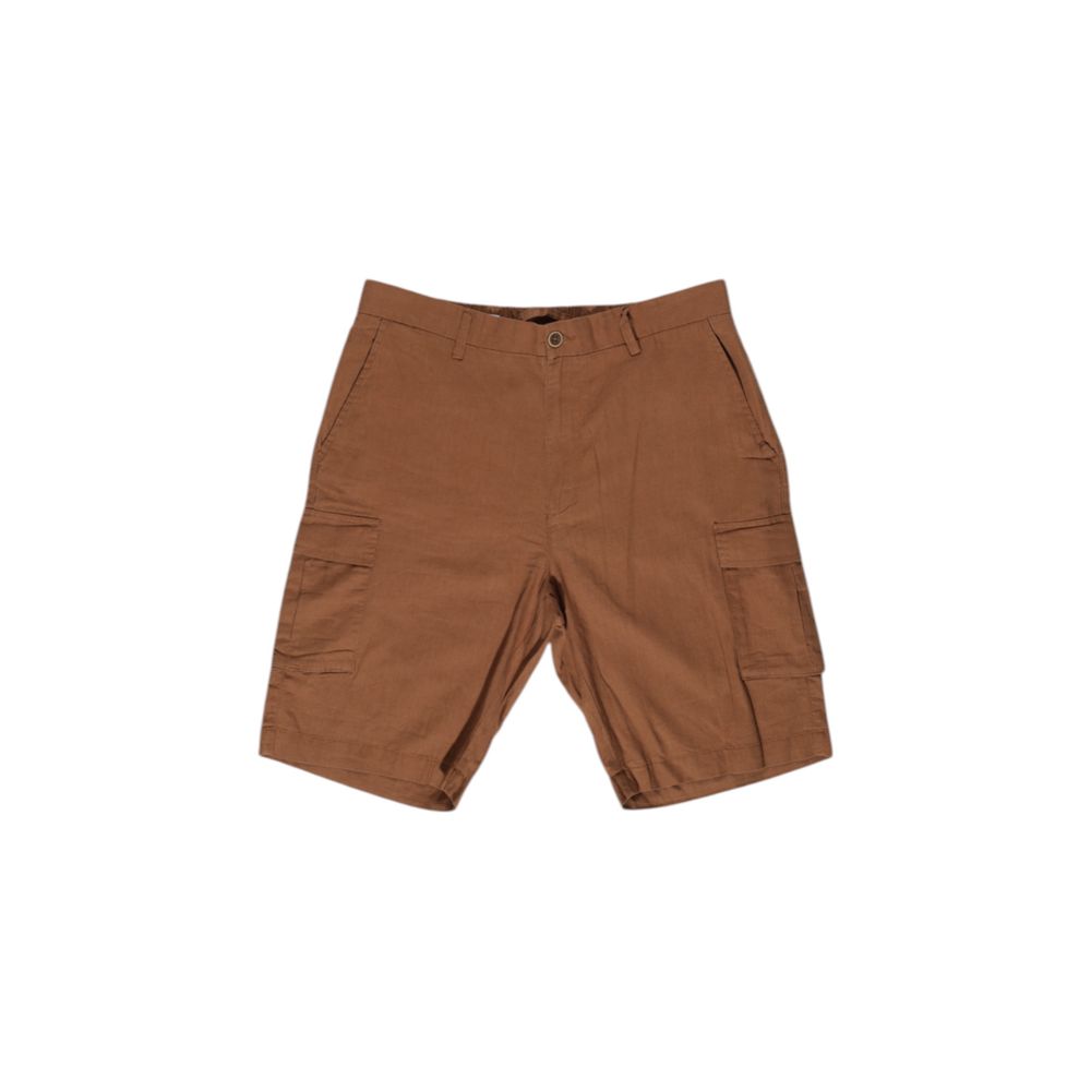 Hamaki-Ho Brown Linen Bermuda -   -  Hamaki-Ho.