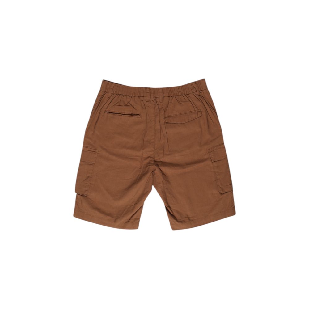 Hamaki-Ho Brown Linen Bermuda -   -  Hamaki-Ho.